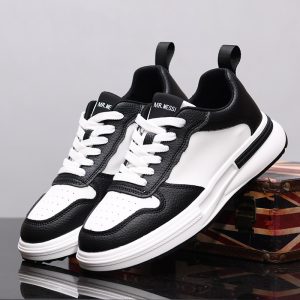 Alternative view of Genuine Leather Sneakers NFS93