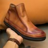 Genuine Leather Chelsea Boots NFS91