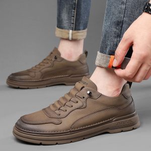 Genuine leatherre bathable casual shoes NFER54