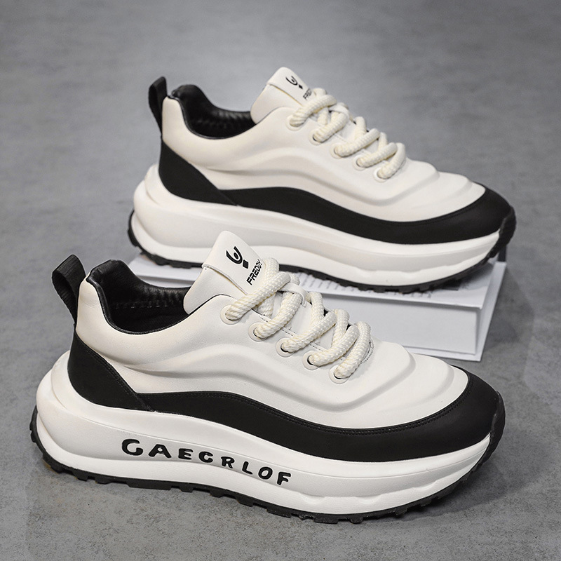 Thick-soled height-enhancing casual sneakers NFES167 - Image 2