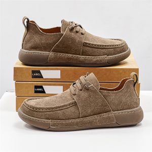 Genuine leather comfortable and breathable casual shoes NFES152