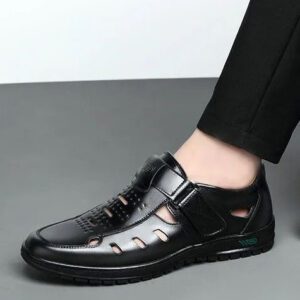 Alternative view of Summer business casual slippers NFER1536