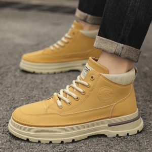 British style versatile leather boots NFS07