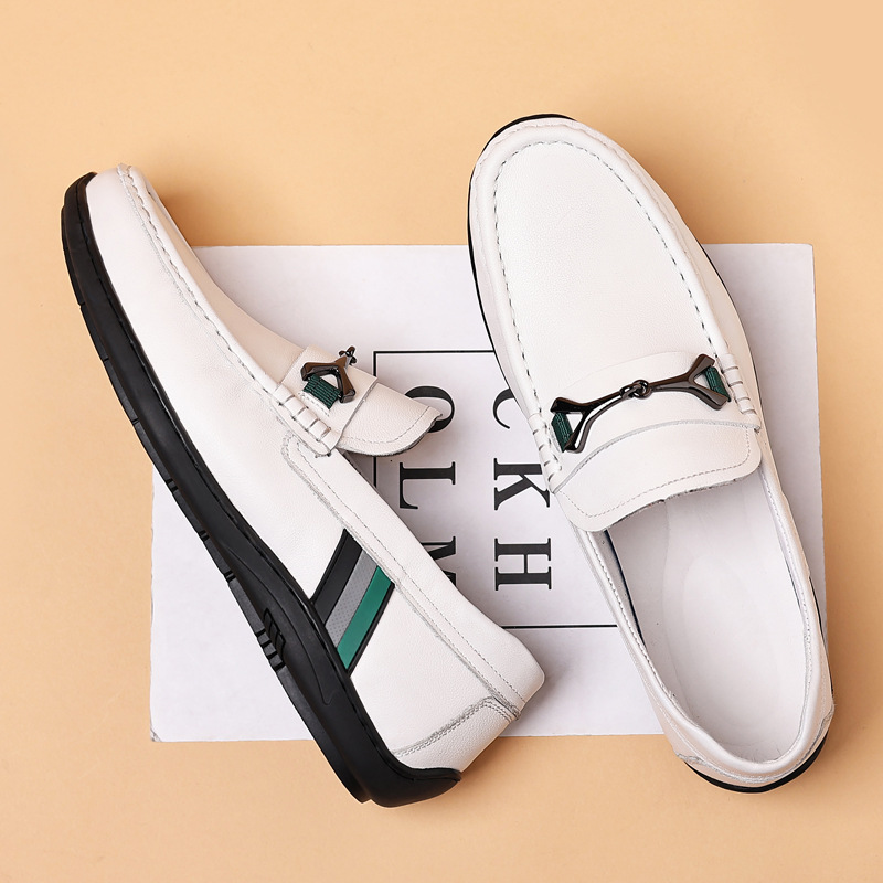 Genuine leather casual shoes NFS42 - Image 4