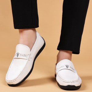 Genuine leather loafers NFS29