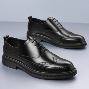 Alternative view of Genuine leather breathable formal shoes NFS40