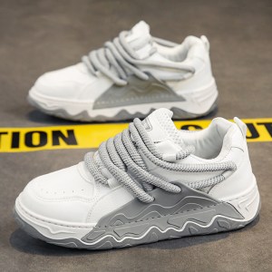 Men's low top thick soled sneakers NFS133