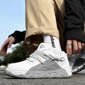 Alternative view of Men's low top thick soled sneakers NFS133