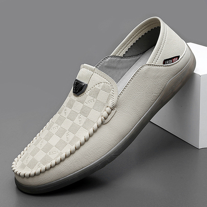 Genuine leather breathable casual loafer NFER43 - Image 3