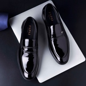Alternative view of Trendy Versatile  Leather Slip-On Loafer NFE1574
