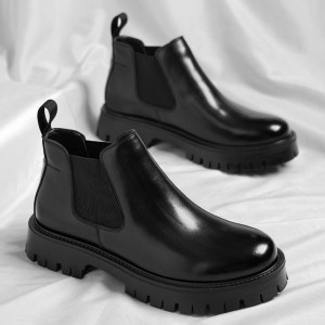 Alternative view of British style trendy youth chelsea boots NFE792