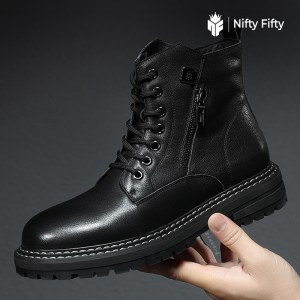 Genuine Leather British Style Men's Martin Boots NFE1589