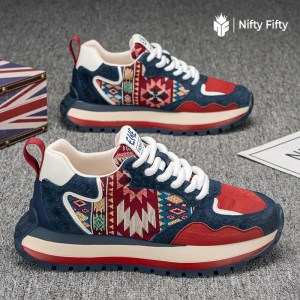 Trbottomy Printed Sports Casual Shoes NFER1601