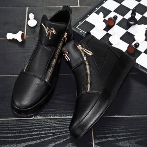 Alternative view of Double zipper trendy sneakers NFER909