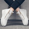 Double zipper trendy sneakers NFER909