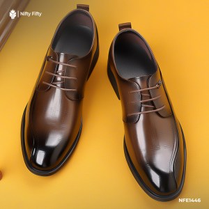 Alternative view of British Style Genuine Leather Shoes NFE1446
