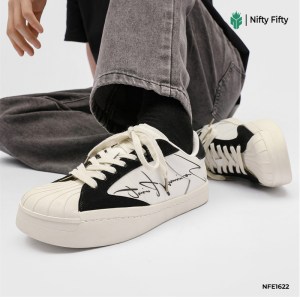 Alternative view of Standard Personality Stitching Sneakers NFE1622