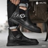 Genuine Leather Motorcycle Martin Boots NFER824