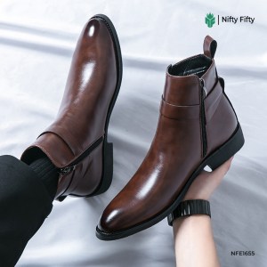 British Style Leather Chelsea boot NFE1655