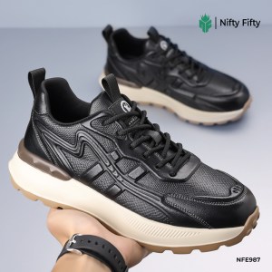 Alternative view of Genuine Leather Retro Casual Shoe NFE987