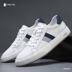 Alternative view of Genuine Leather Flat Bottom Casual Shoes NFE1671