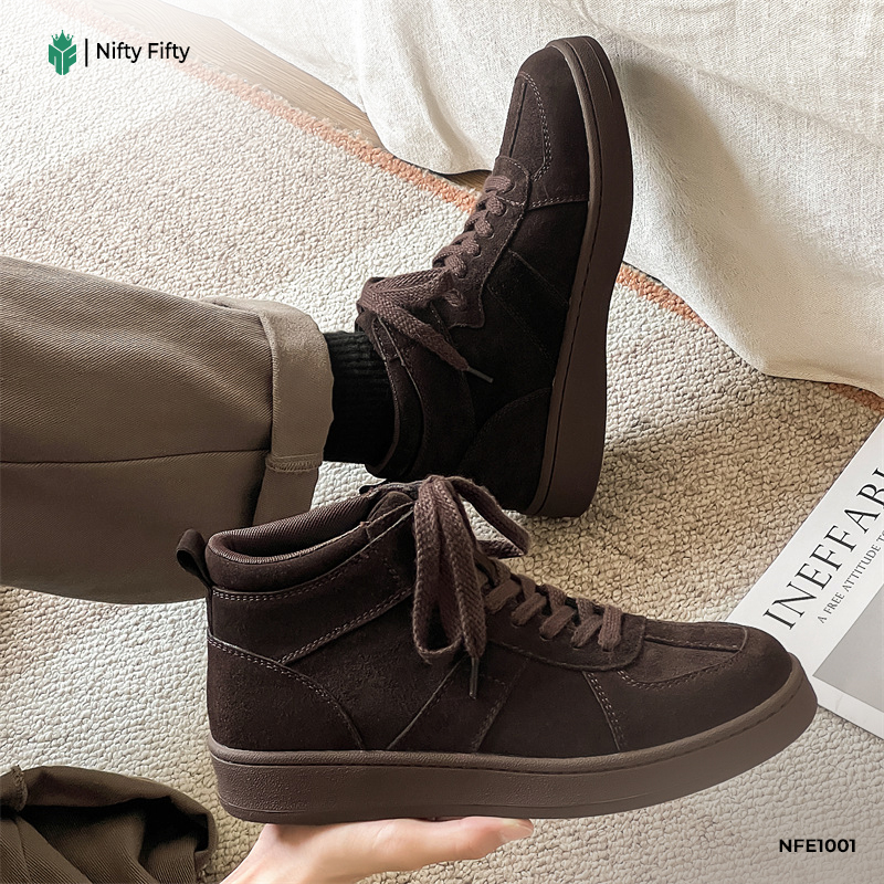 Genuine leather thick soled martin boots NFE1001 - Image 3